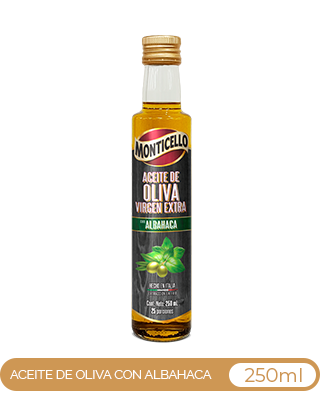 Aceite de oliva con albahaca